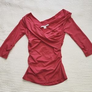 DVF Asymmetric Off Shoulder Top P